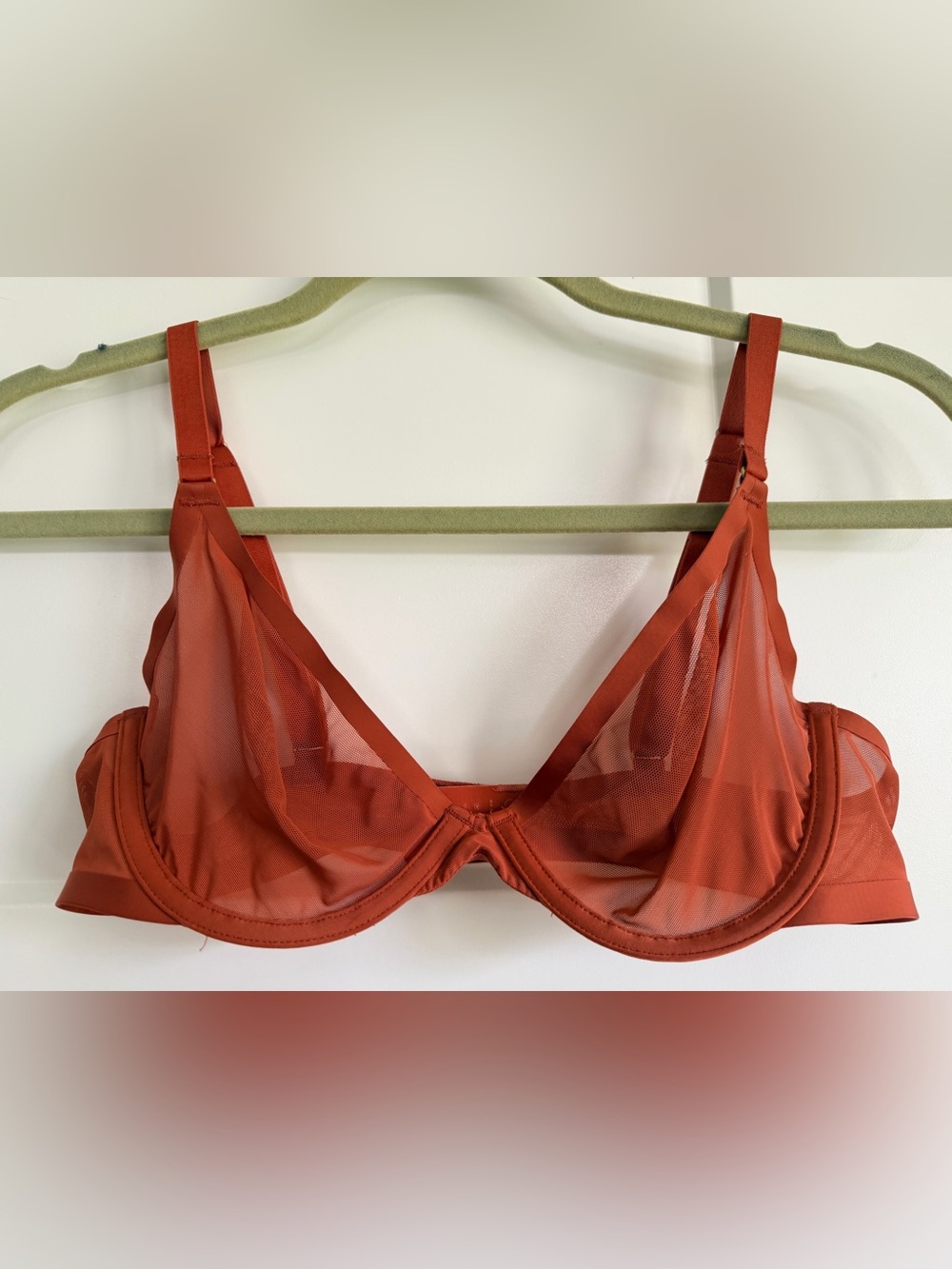 CUUP The Plunge in mesh - color: clay size 36B